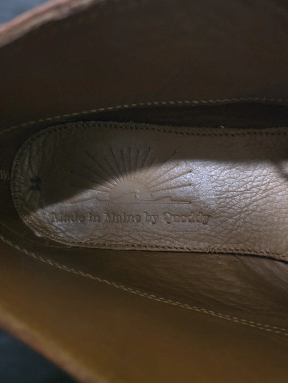 Faherty X Quoddy Mens Brown Chromexcel Telo Chukka Vibram Size 11